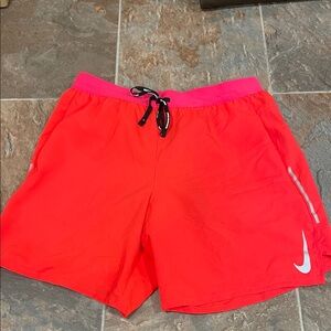 Nike Bright Red Running Shorts